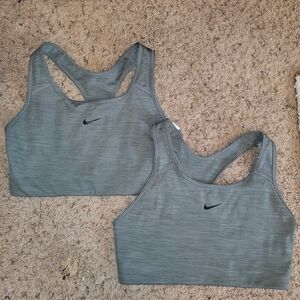 Nike Sports Bra Bundle Racerback Size Large Workout Athletic